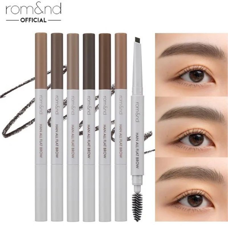 Romand Han All Flat Brow 0.17g Eyebrow Pencil | Shopee Malaysia