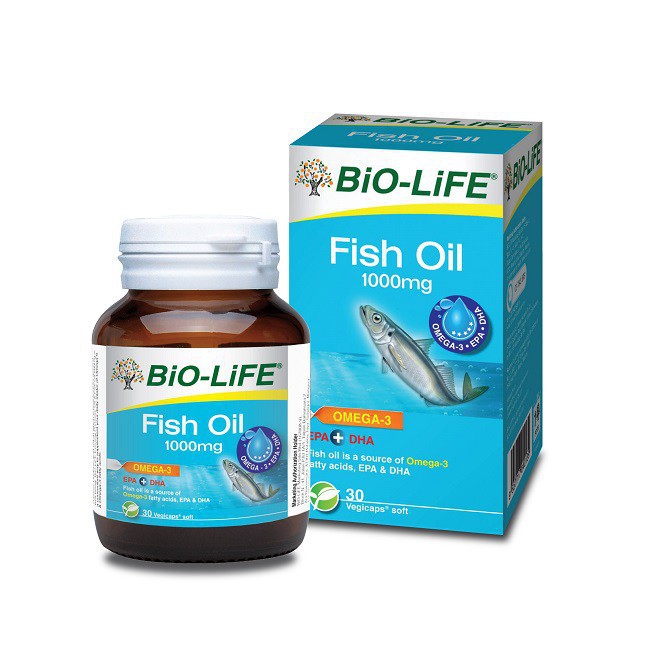 BioLife Omega 3 Fish oil 1000mg (30's) Shopee Malaysia