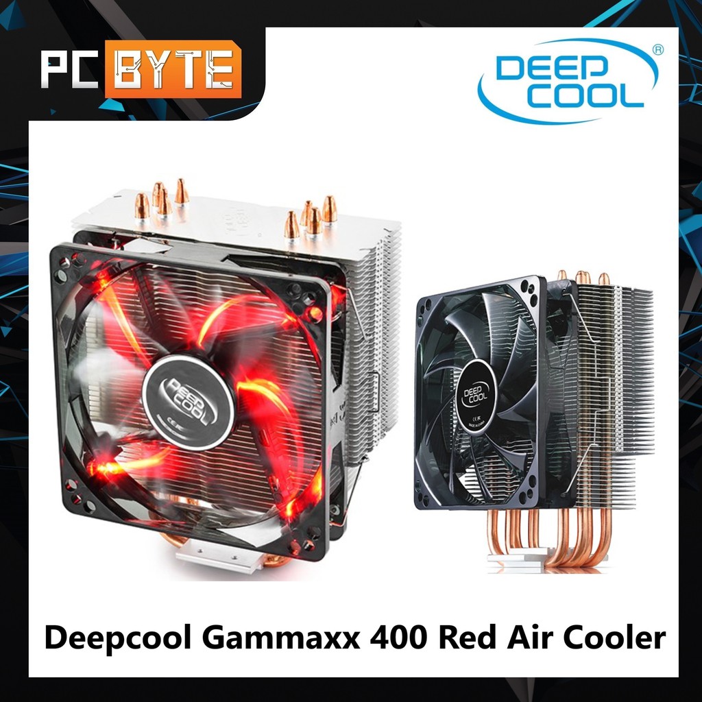Deepcool Gammaxx 400 Air Cooler - Red | Shopee Malaysia