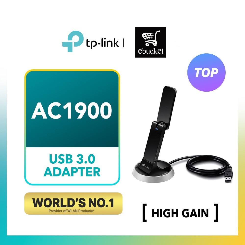 [EOL]TP-LINK AC1900 ( 2.4Ghz+5Ghz ) High Gain Dual Band Wireless Wifi ...