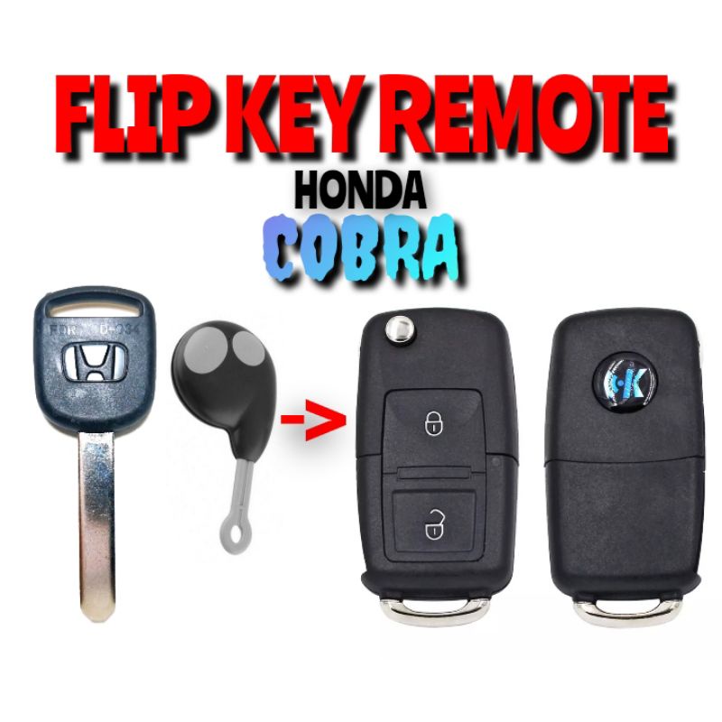 NEW FLIP KEY REMOTE HONDA ( COBRA ALARM SYSTEM ) | Shopee Malaysia