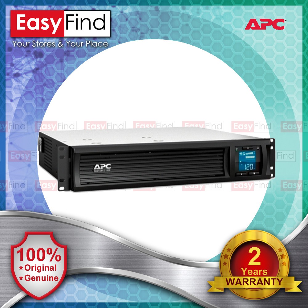 APC SMC1000I-2U / SMC1000I-2UC Smart-UPS C 1000VA LCD RM 2U 230V with ...