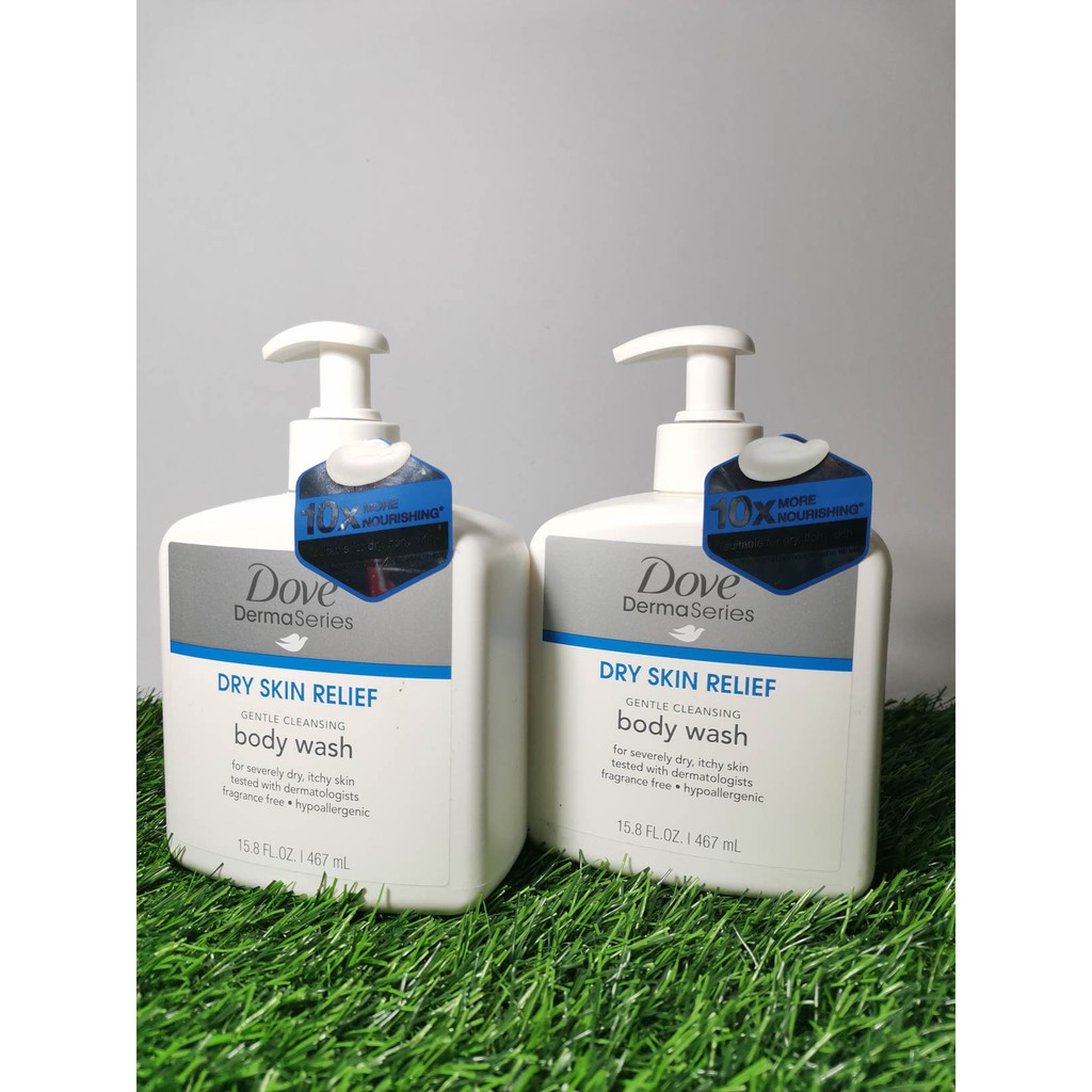 Dove Dry Skin Relief Body wash 467ml (Big) Shopee Malaysia