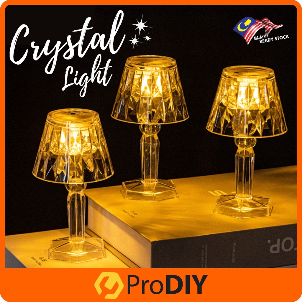 Mini Crystal Light Bedroom Light Crystal Lamp Light Room Light Decor