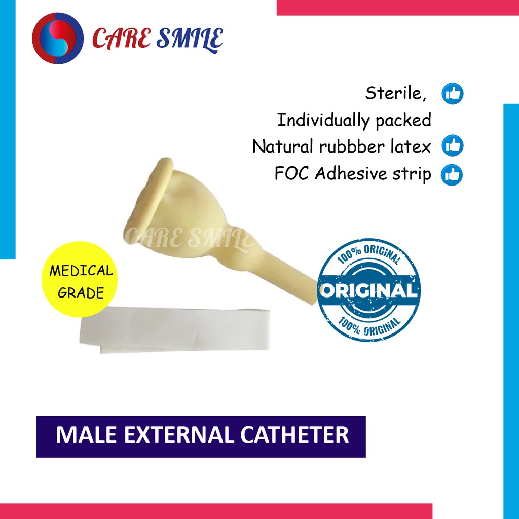 MALE EXTERNAL CATHETER CONDOM CATHETER S / M / L / XL [Medical Grade