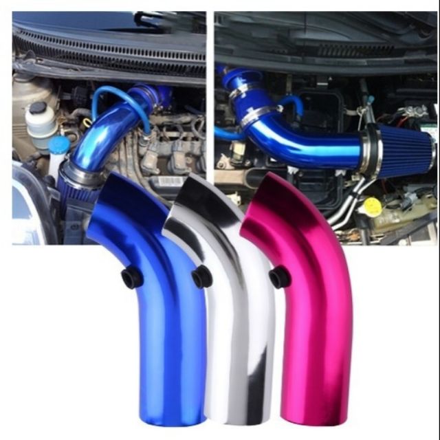 Racing air intake turbo exhaust pipe aluminum power flow kit | Shopee ...