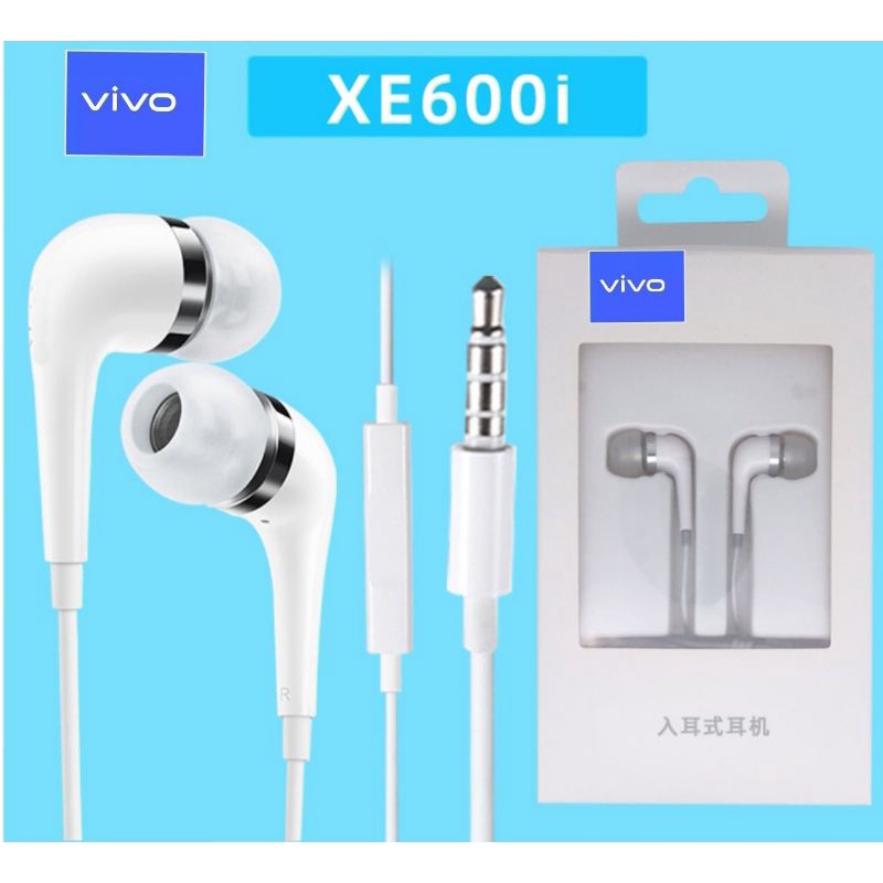 Wired Headset Vivo Y15 Earphones Original Headphone Jack Vivo Y15