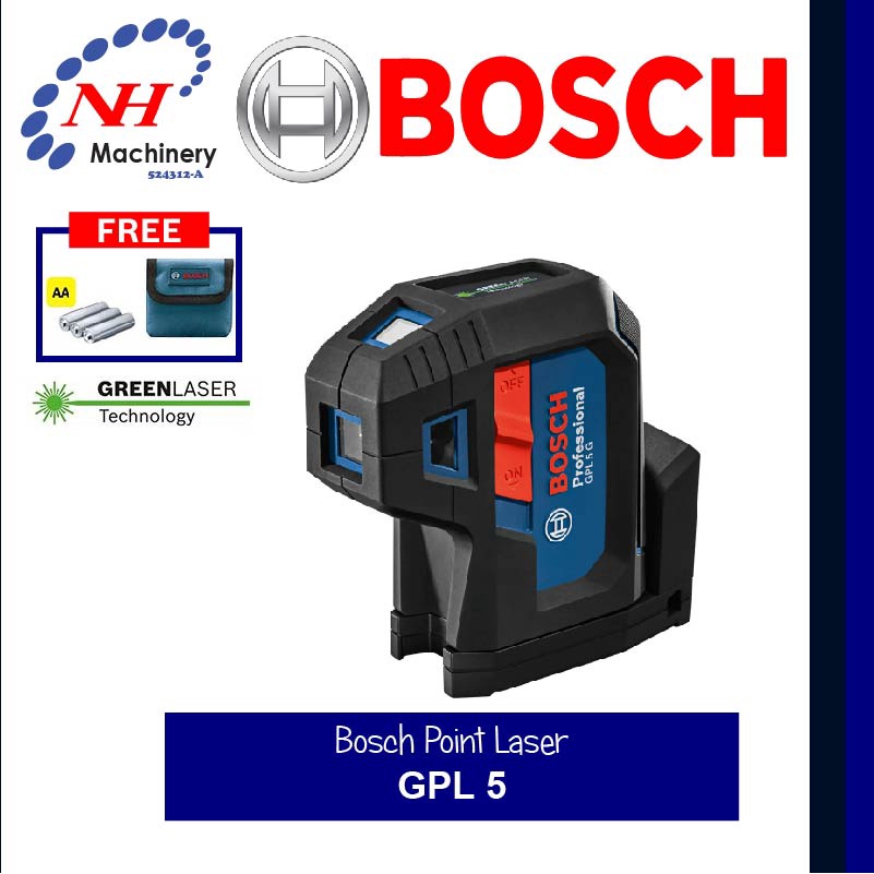 Bosch GPL 5 G Point Laser Shopee Malaysia