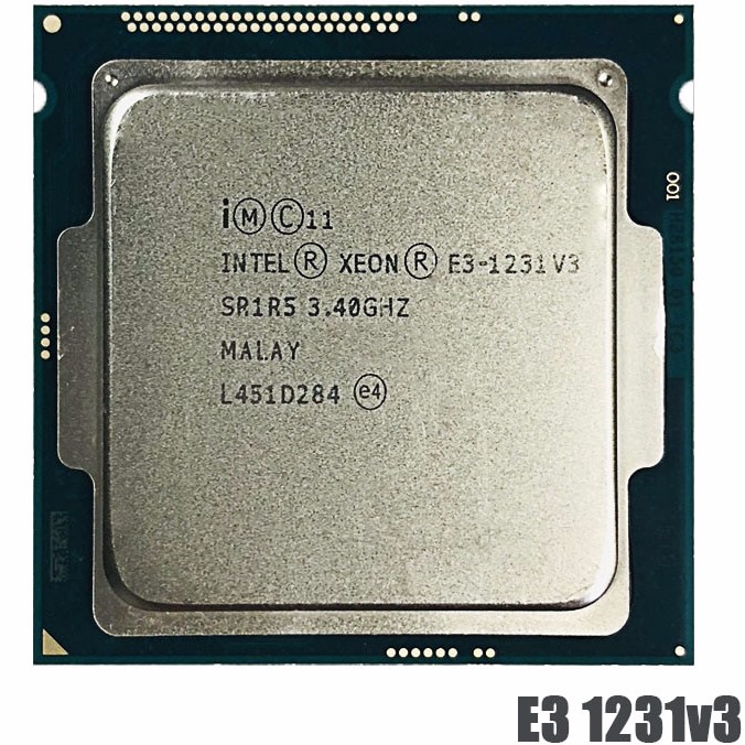 Intel Xeon E3-1231 v3 E3 1231 V3 E3 1231V3 3.4 GHz Quad-Core