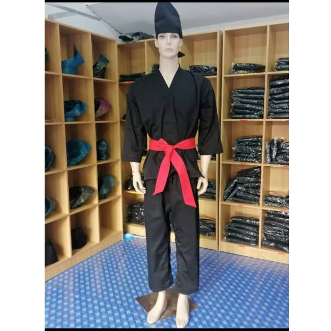 Baju silat leher v/baju silat pencak/ready stok/saiz kanakkanak dan