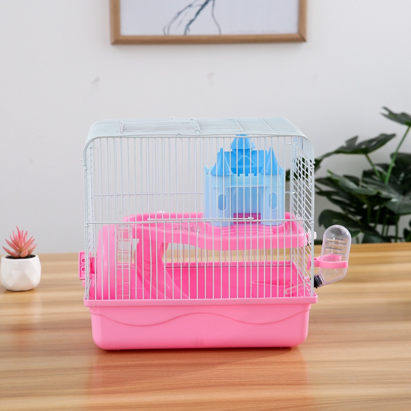 (Medium Size)Hamster Cage Castle Series 2 Storey Small Animal Cage ...