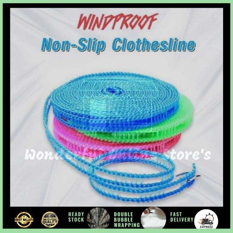 5 M Windproof Non-slip Clothes Line Ropes Meters Travel