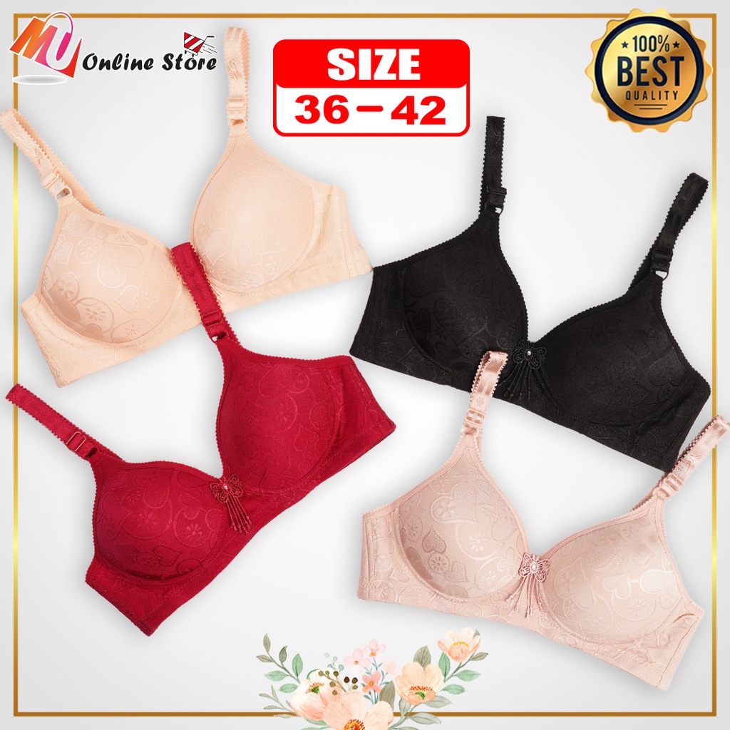 MU BRA DEWASA CUP A / WIRED BRA / BAJU DALAM DEWASA / PAKAIAN DALAM WANITA  / WOMEN BRA WIRED CUP A 018