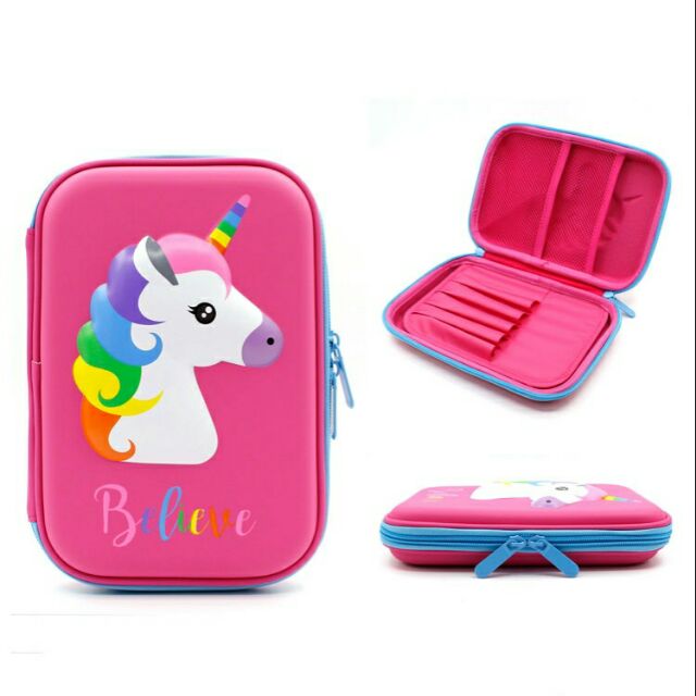 READY STOCK] [FREE SHIPPING] UNICORN HARDCOVER PENCIL CASE, 59% OFF