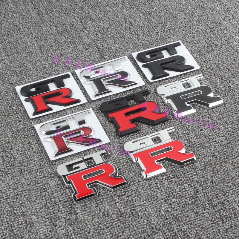 Modified Metal GTR Car Sticker Suitable for NISSAN NISSAN gtr Modified ...