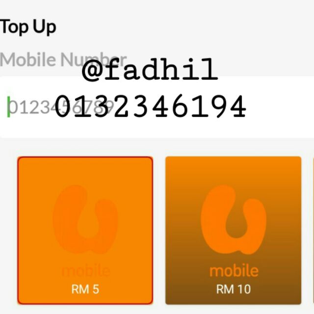TOPUP UMOBILE (mftopup) | Shopee Malaysia