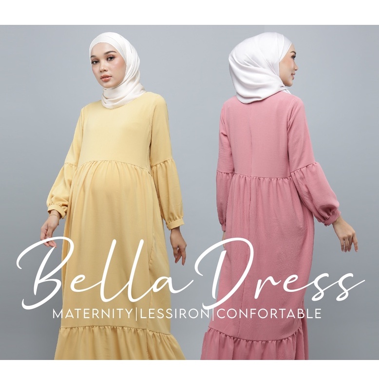 FURBY MOMS BELLA MATERNITY JUBAH LONG DRESS | Maxi Dress Baju ...