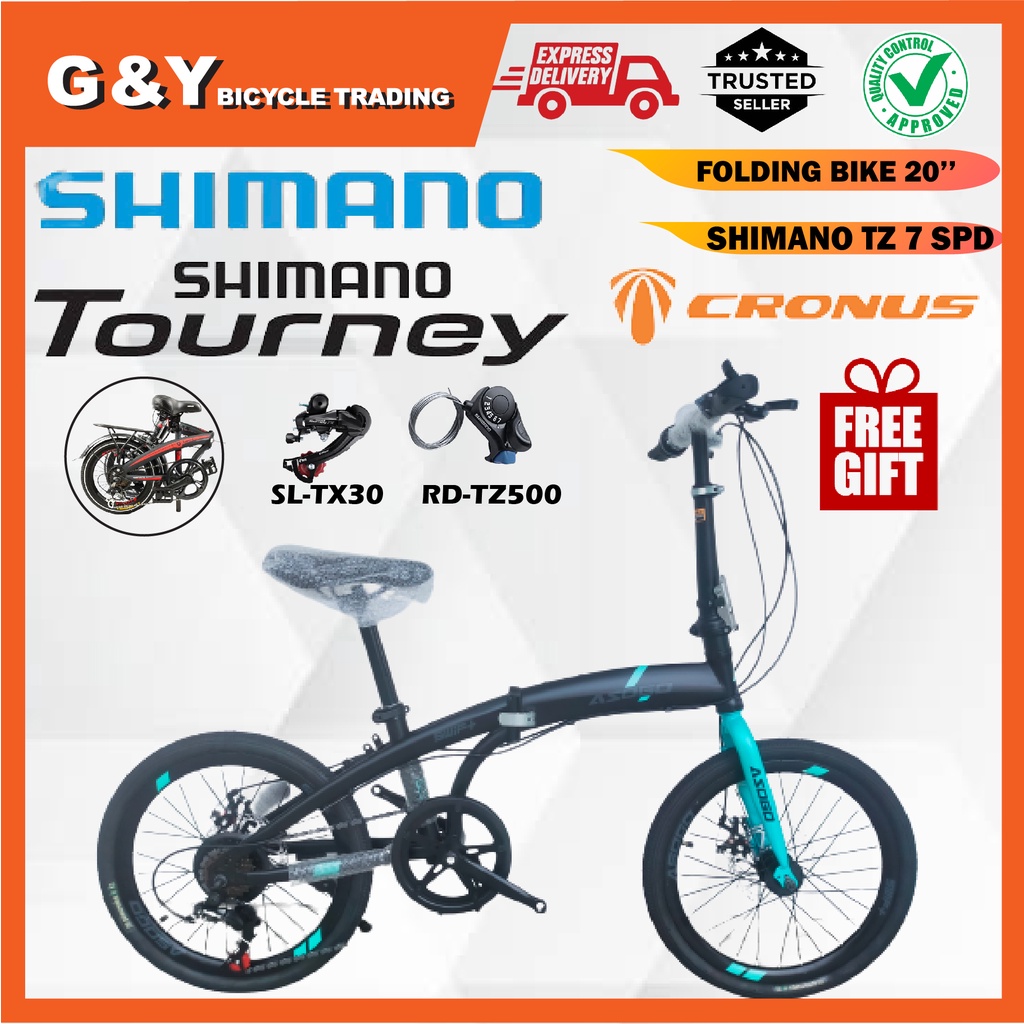 shimano tourney folding bike