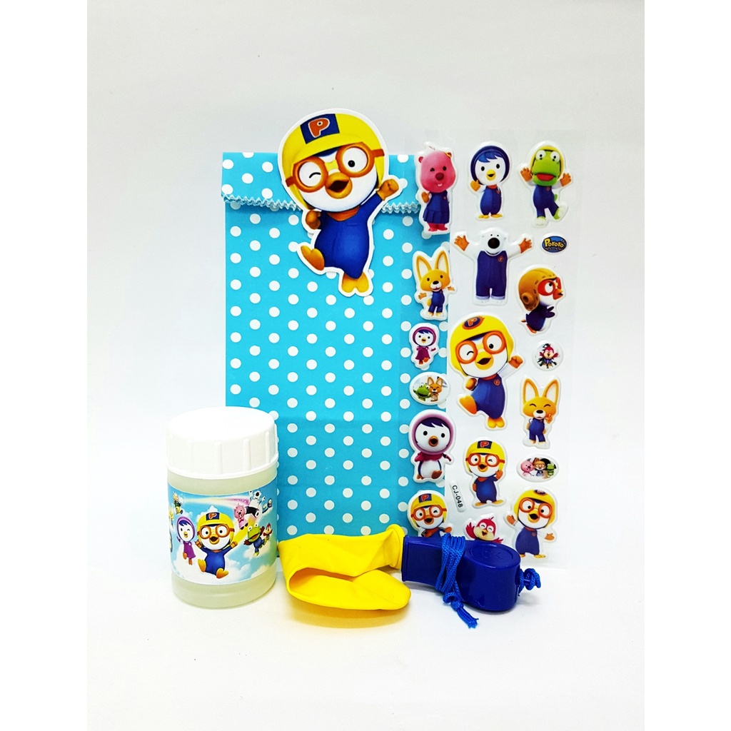 Pororo Mini Party Bag Goodie Bag Candy Bag Shopee Malaysia