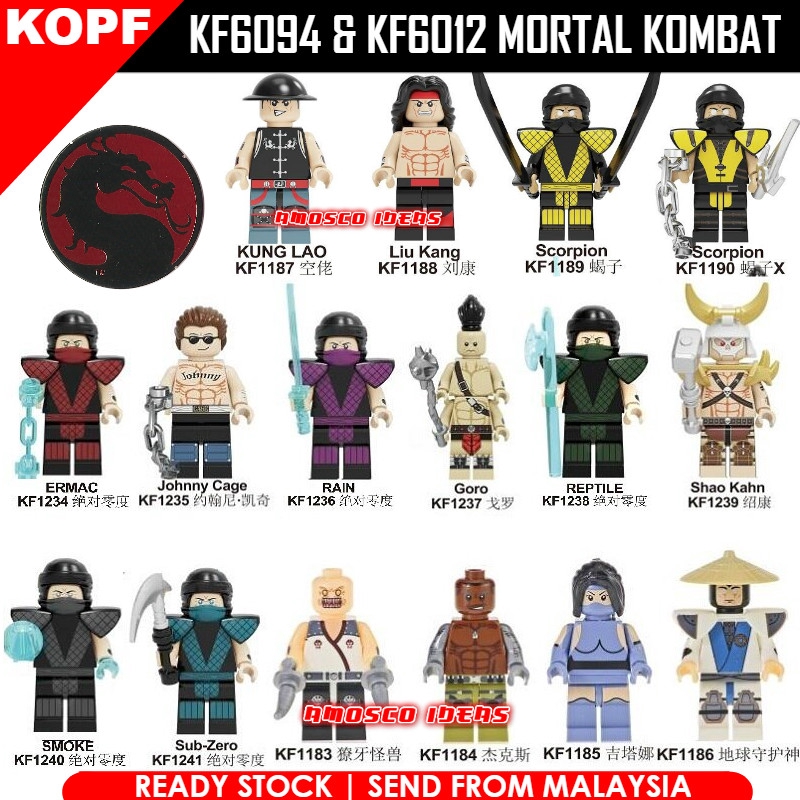 Mortal kombat lego discount minifigures