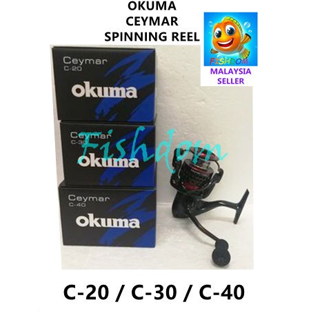 FISHDOM OKUMA CEYMAR SPINNING REEL C-20 C-30 C-40