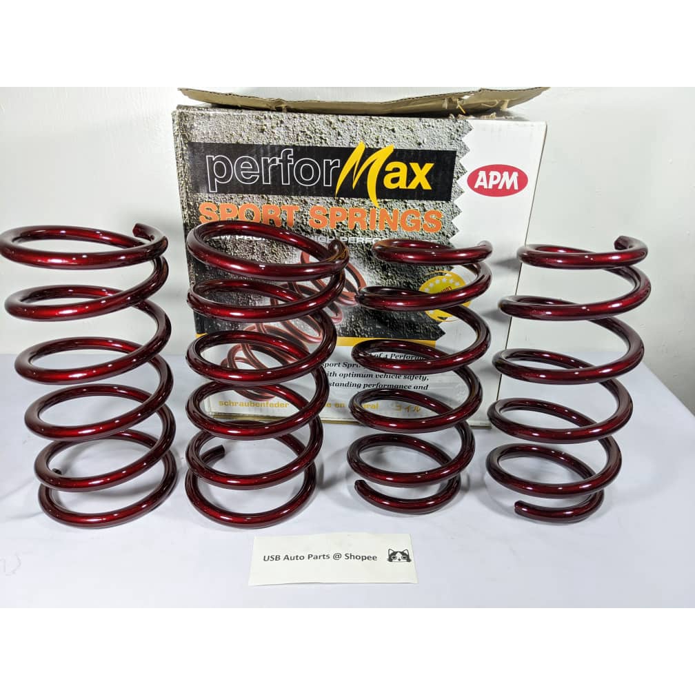 Waja 1.6 APM Performax Sport Lowered Coil Spring for Proton Waja