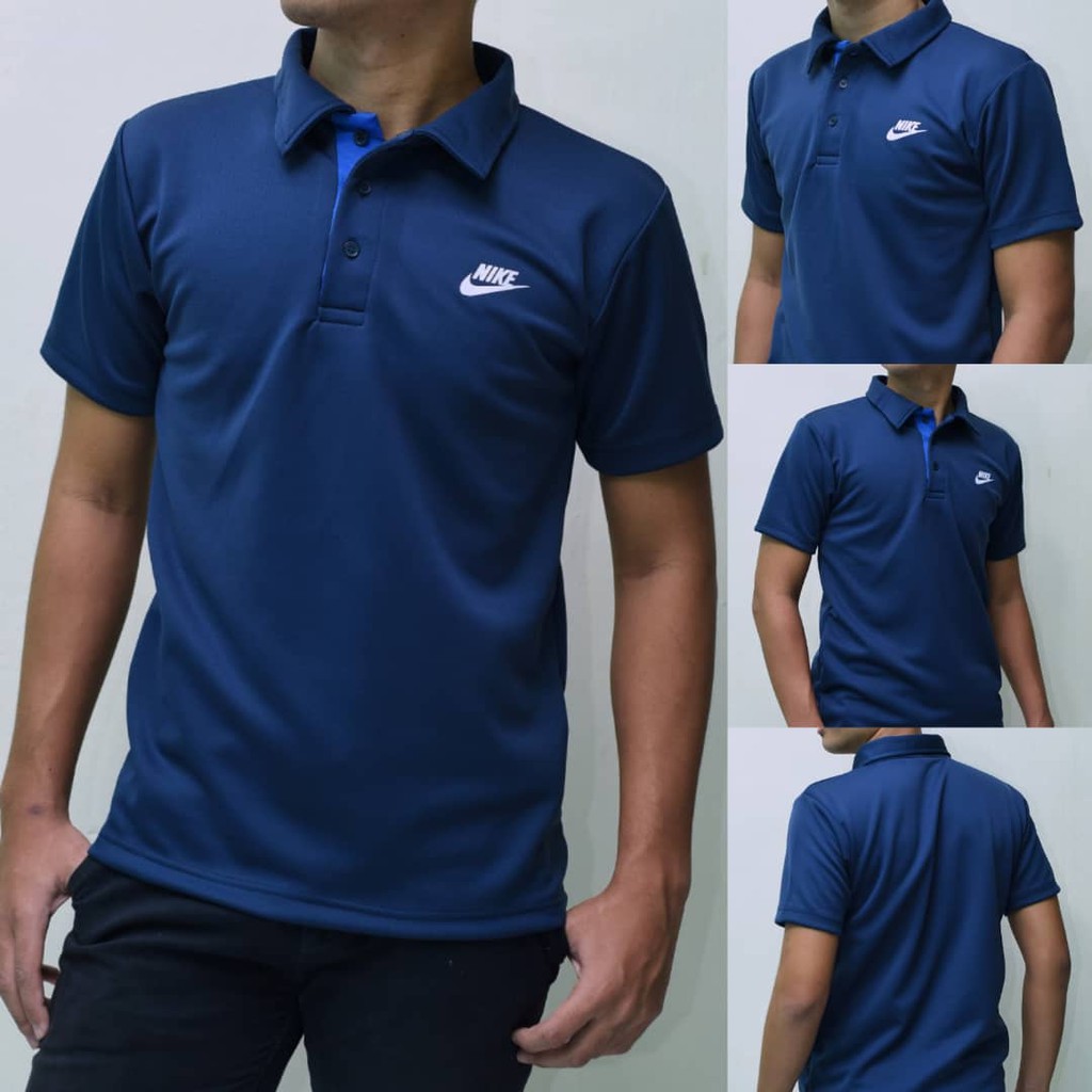 Malaysia Seller NIKE Collar Microfiber T Shirt Short Sleeve For Men Body Fit Shopee Malaysia