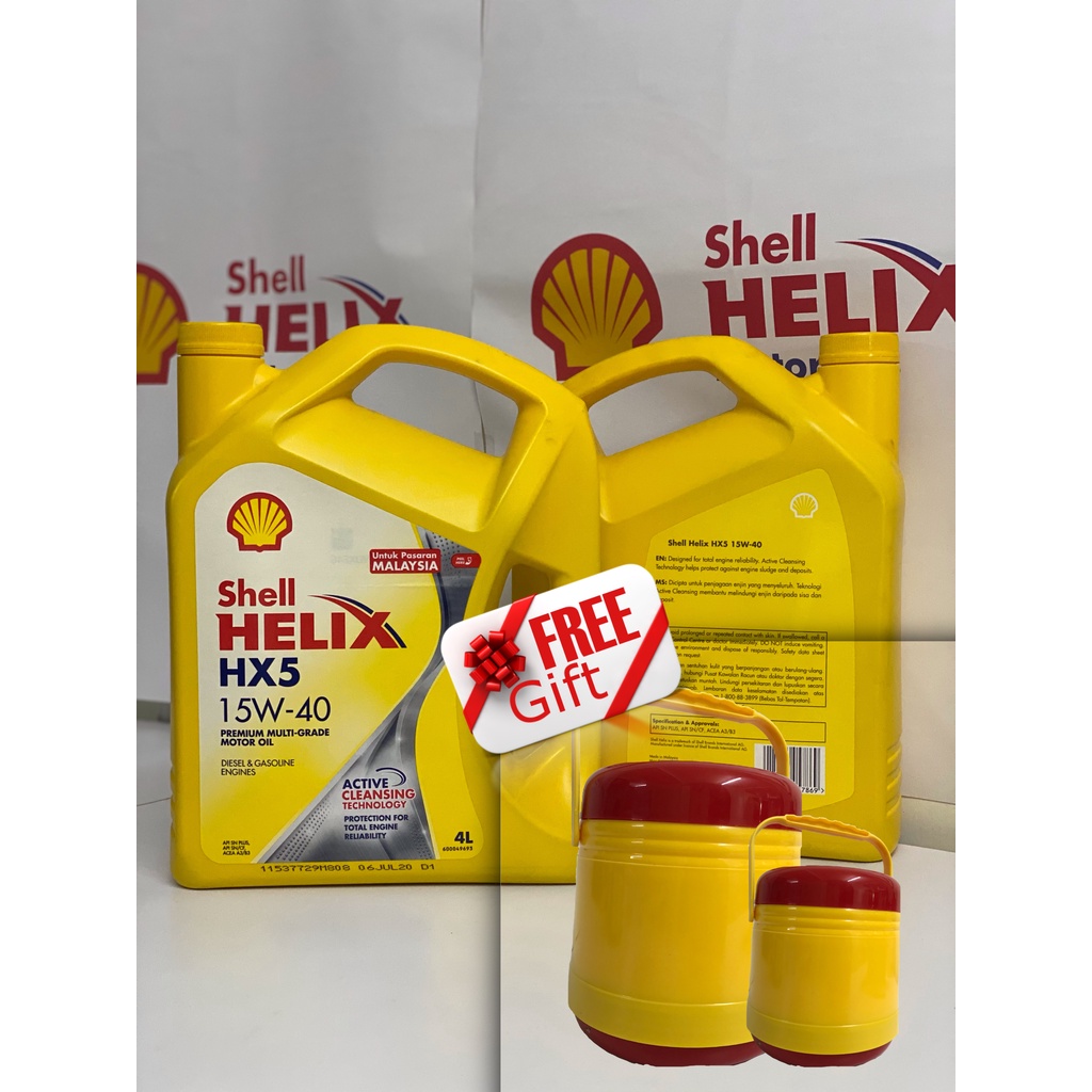SHELL HELIX HX5 15W-40 4L | Shopee Malaysia