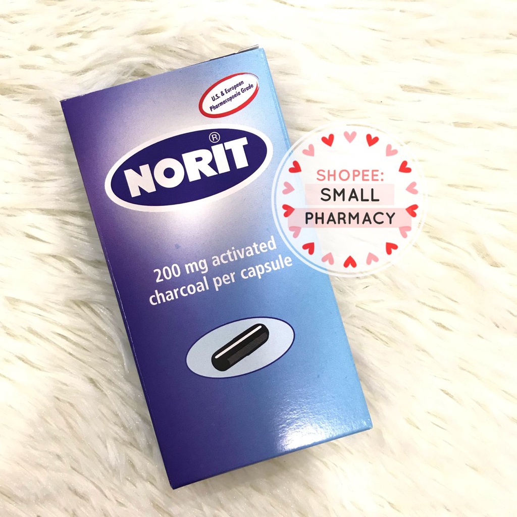 NORIT Activated Charcoal 30 Capsules 006044 Shopee Malaysia