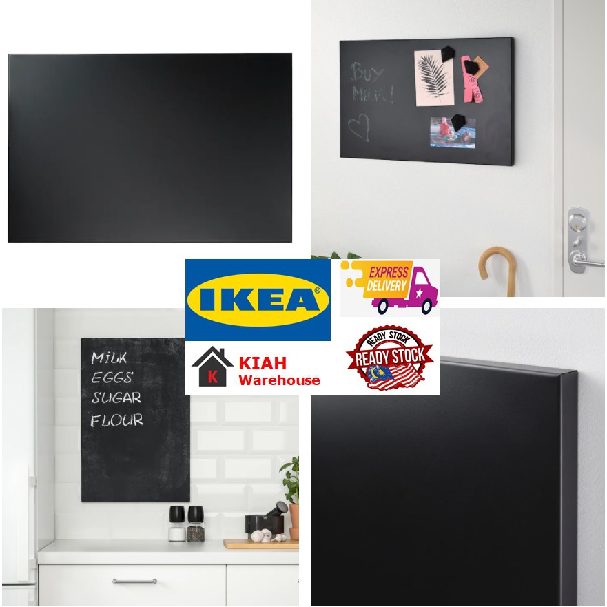 SVENSAS SVENSÅS Memo Board, black 40x60 cm, Papan Hitam Note Board Memo