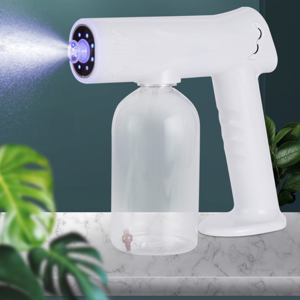 T11 nozzle detachable anticlogging disinfection spray gun blue light