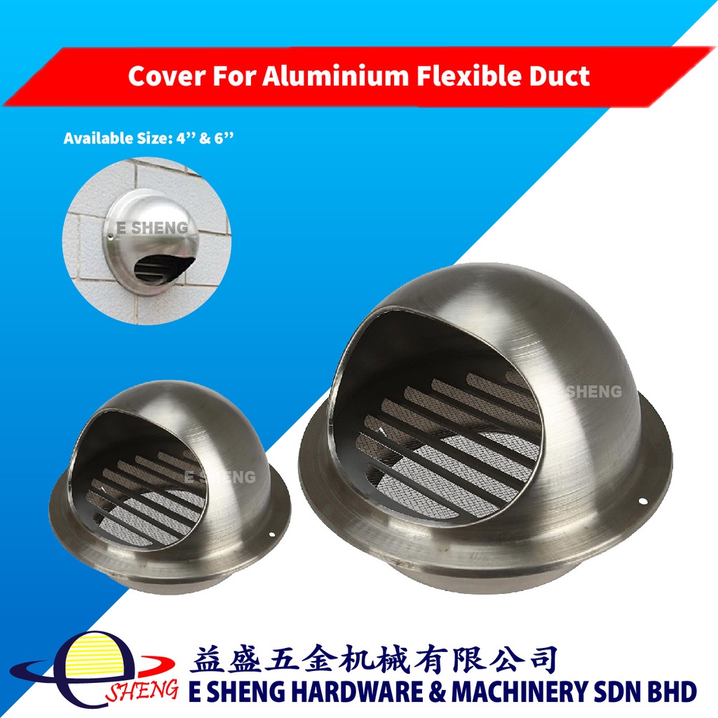 4’’ 6’’ Cover for Aluminium Flexible Duct For Kitchen / Cooker Hood