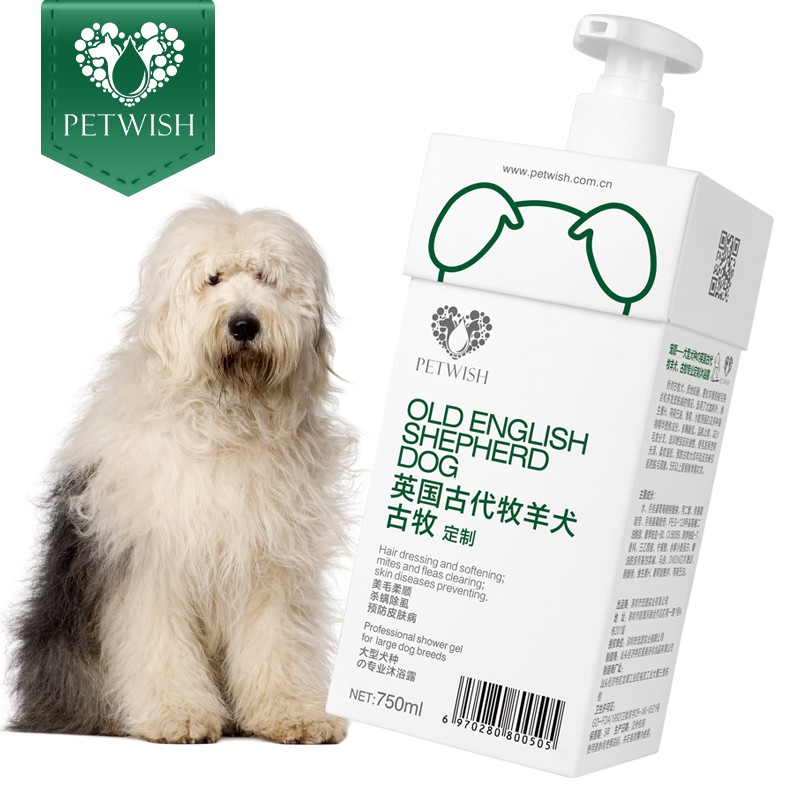 Old English Shepherd Dog customization shampoo 😻 PETWISH Dog Shampoo 😻