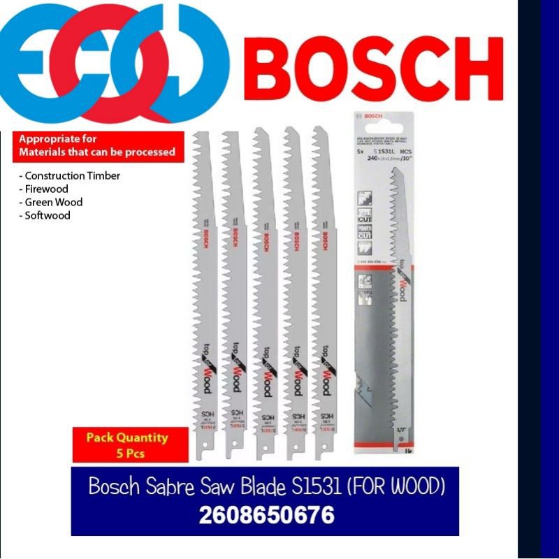 Bosch reciprocating outlet saw blades pruning