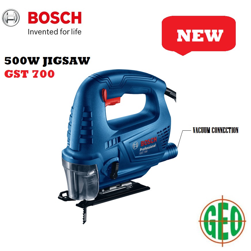Bosch GST 700 500W Jigsaw With Vacuum Connection And 1 X T144D Saw