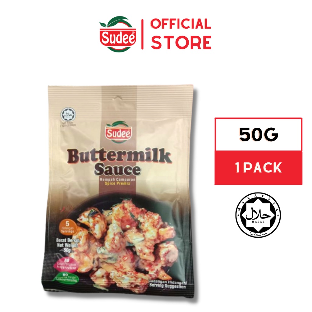 Buttermilk SUDEE perencah halal masak cepat senang mudah campak campak
