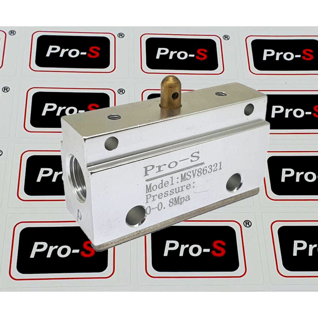 Pro-S Pneumatic Mechanical Valve MSV86321 1/8“ port size. 3/2 way ...