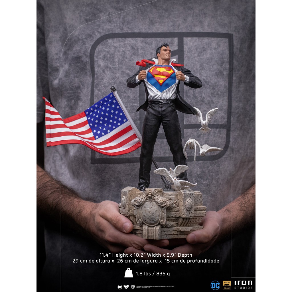Statue DC Comics – Clark Kent 1/10 Art Scale – Iron Studios – Neuve