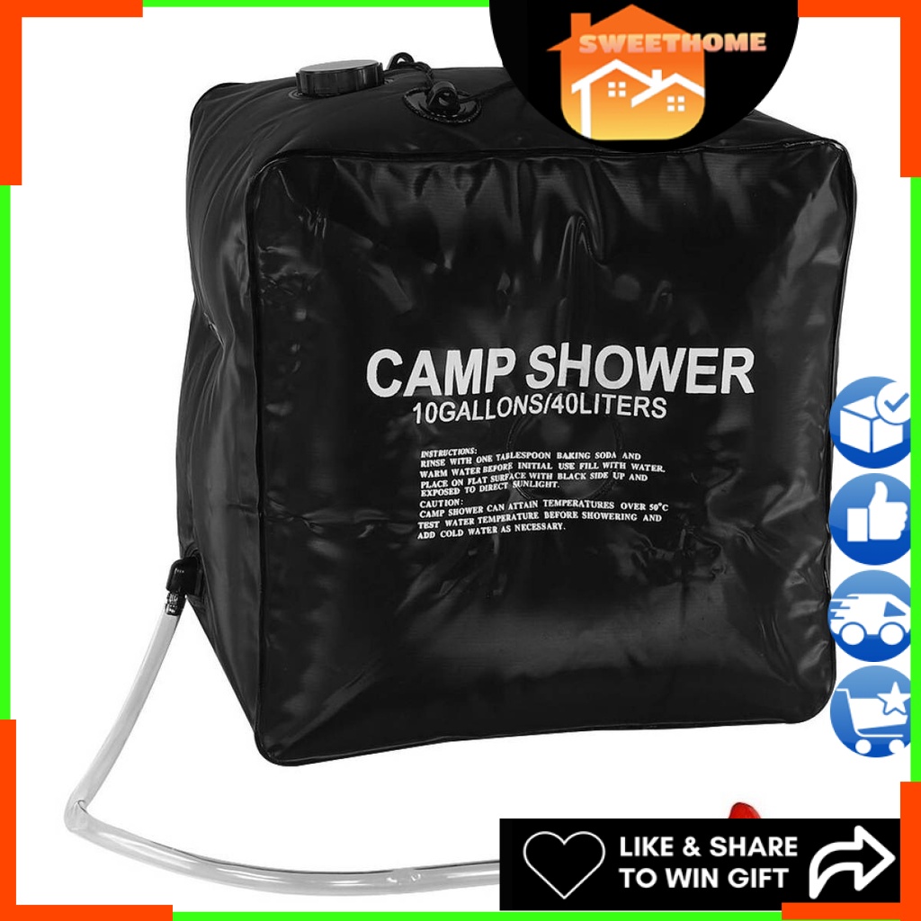 Ecosport Outdoor 20L / 40L Solar Camp Camping Shower Water Storage Bag
