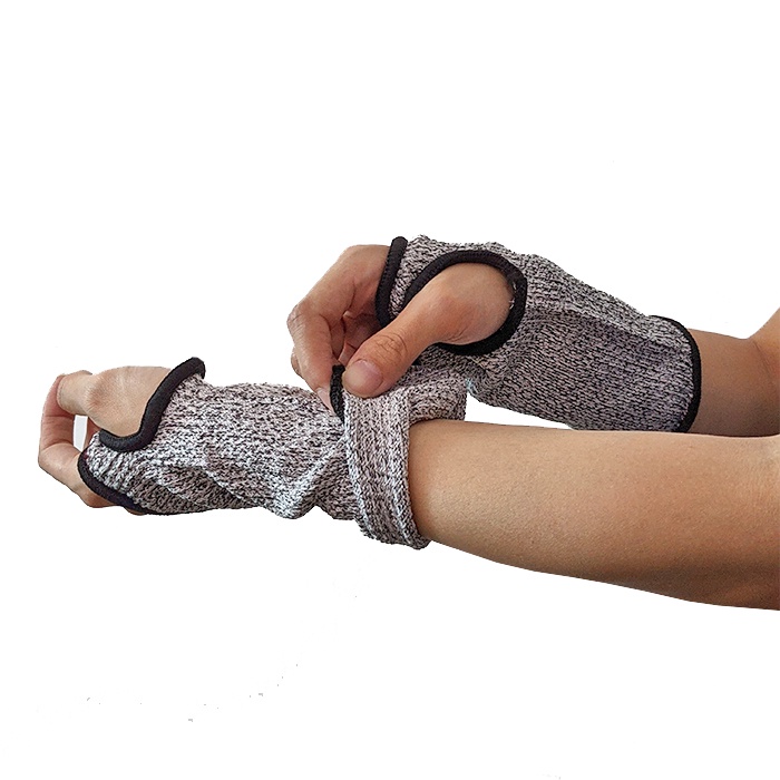 Zachia 2pcs 20cm Arm Sleeves Anti Cut Proof Finger Sleeves Finger Cot