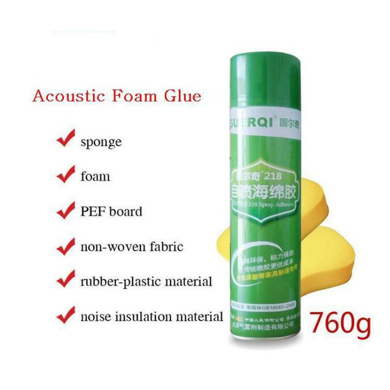Spray Foam Adhesive Acoustic Sound Absorber | Shopee Malaysia