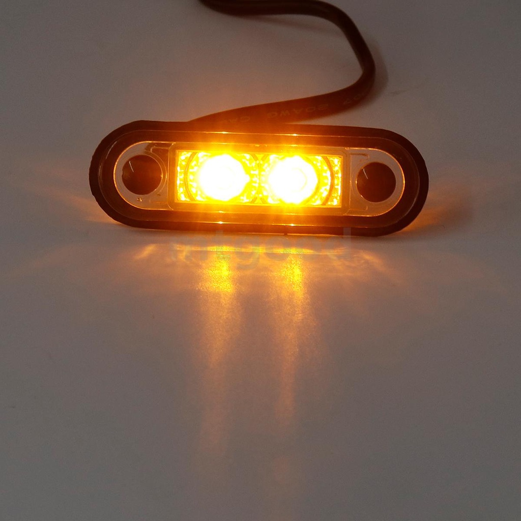 Hella Style LED Marker Lights For Trucks & Light Bars – 12V/24V, Red, Amber, Blue & More!