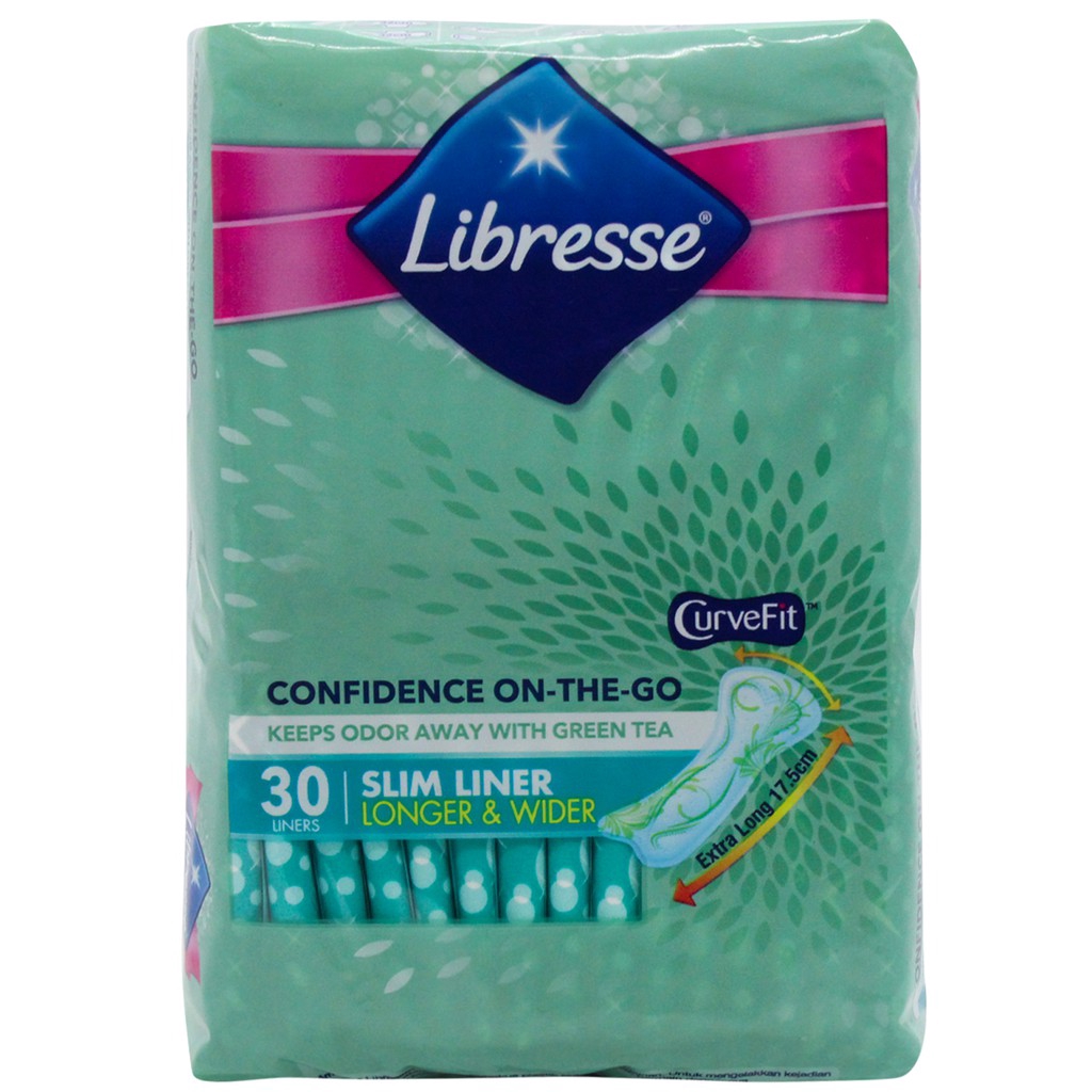 Libresse Slim Liner Green Tea (17.5cm x 30's) Shopee Malaysia
