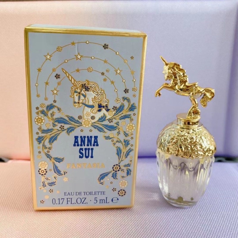 AUTHENTIC MINIATURE ANNA SUI FANTASIA 5ml Perfume for her