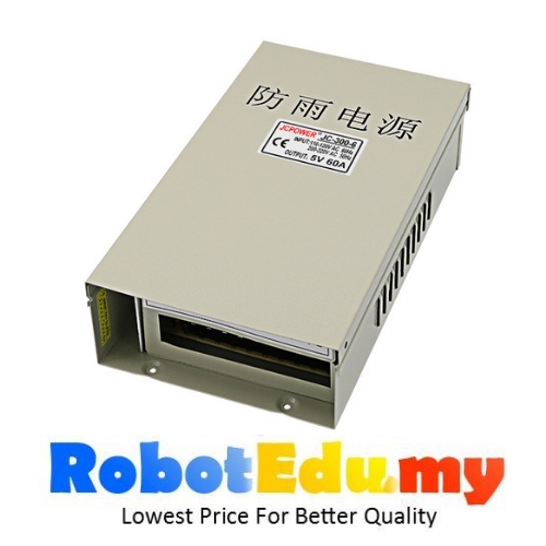 [PSU] AC to DC 300W 5V 60A Rainproof CCTV LED Strip Outdoor Switching Power Supply Adapter