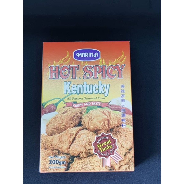 Kentucky Hot And Spicy Fried Chicken Seasoning 200g 辣味多用途炸鸡粉 Shopee Malaysia