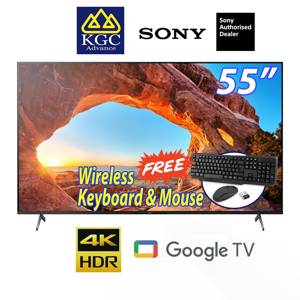 SONY Android 4K HDR UHD LED TV KD55X85J (GOOGLE TV) (55") [Free
