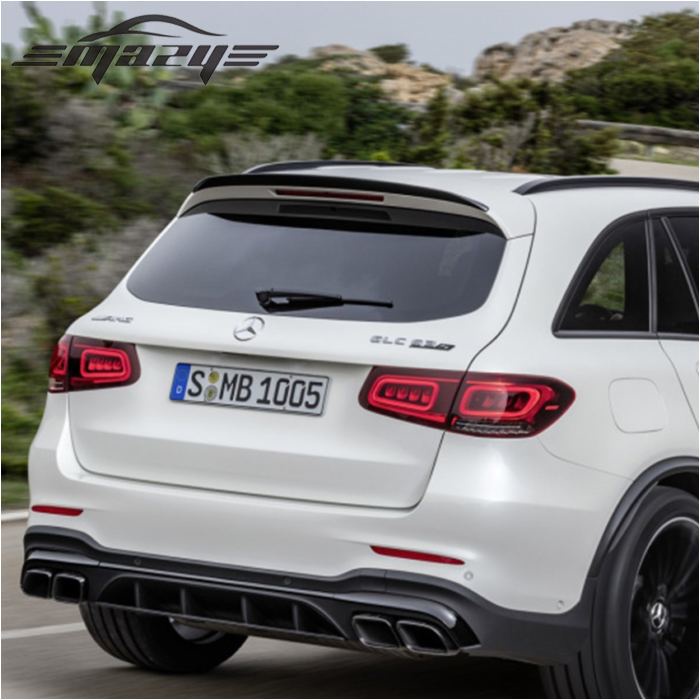 Dachheckspoiler Glänzend Schwarz Für Mercedes GLC X253 W253 2016–2022 – ABS, Sportliches Design