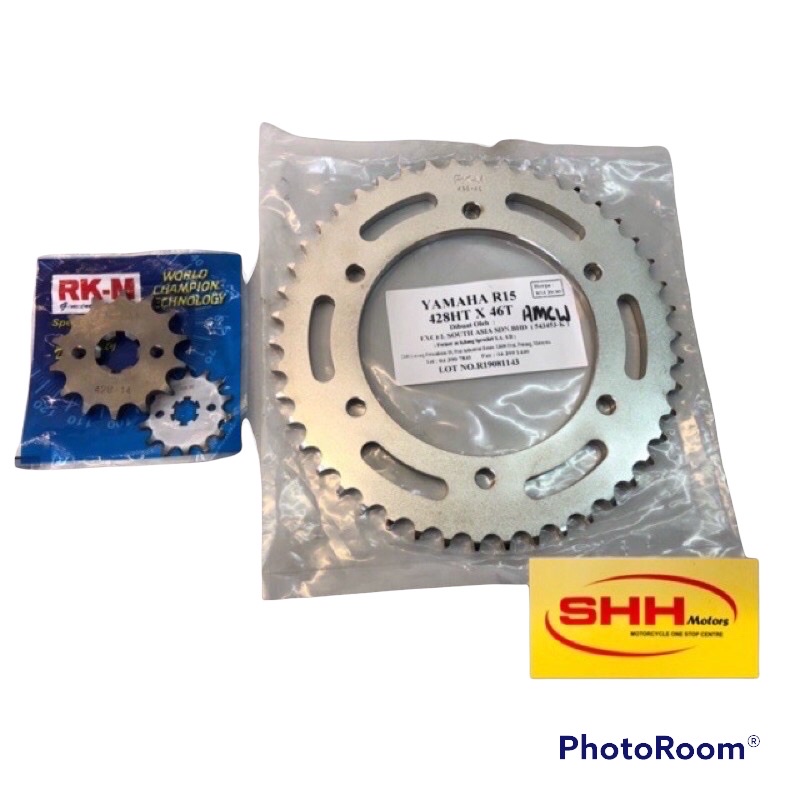 YAMAHA R15 MT-15 RKM 428 FRONT REAR SPROCKET STEEL 1PCS | Shopee Malaysia