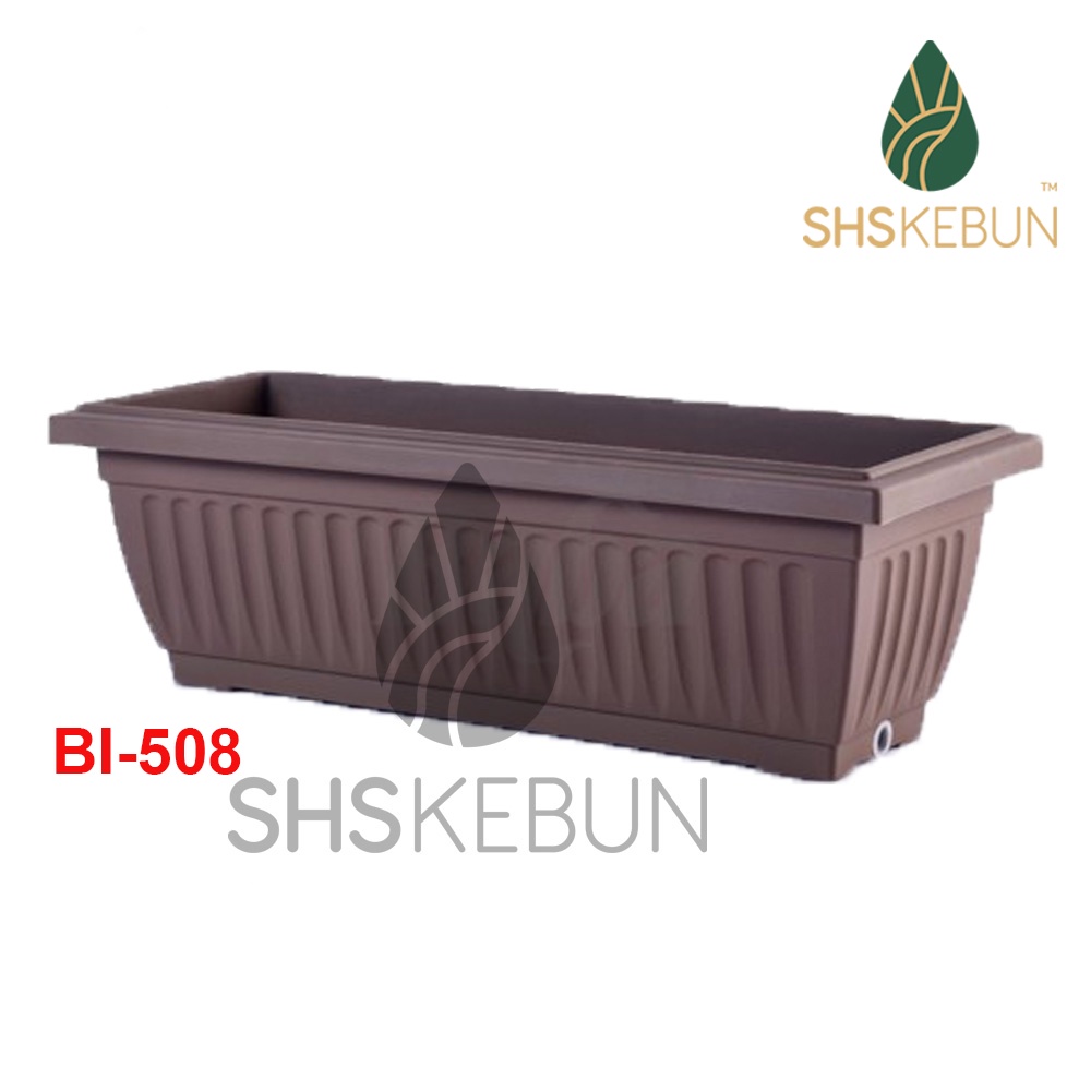 Baba Rectangular Planter BI-508 Biodegradable Pasu Bunga for Indoor and ...